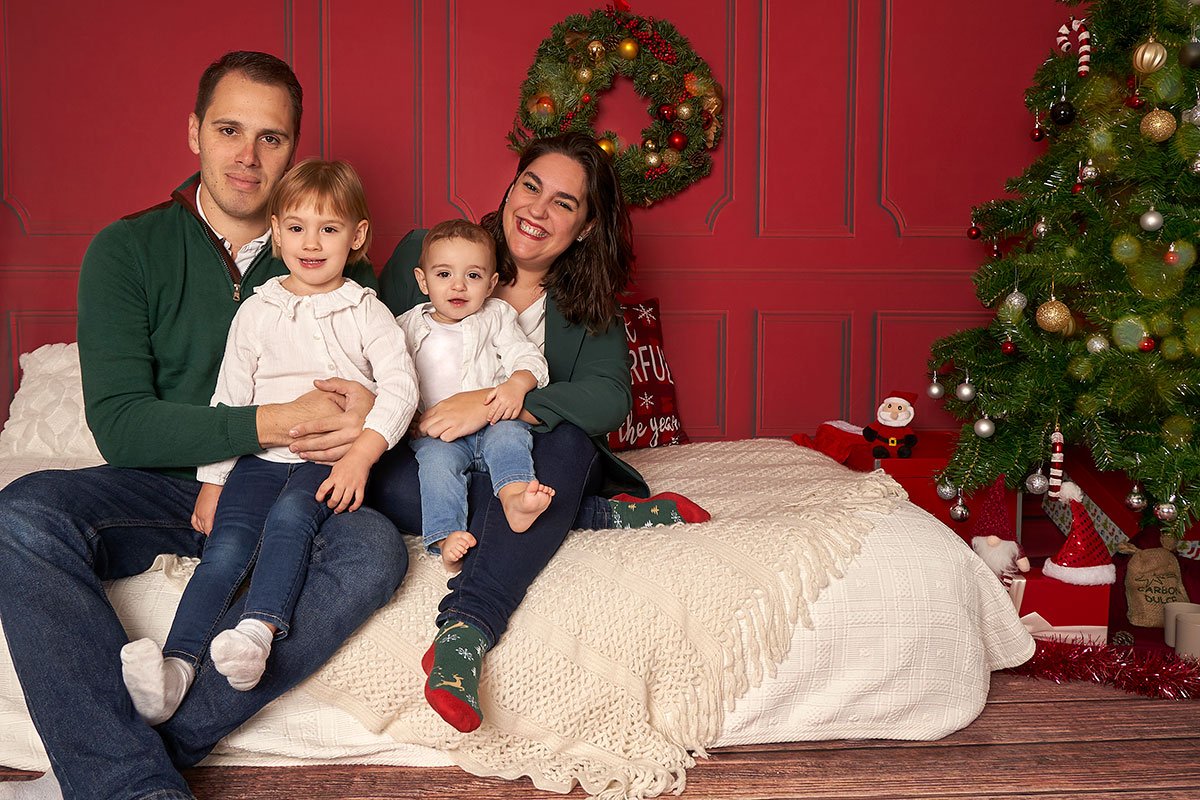 sesión de fotos de navidad para niños en madrid. Fotos de navidad en Madrid