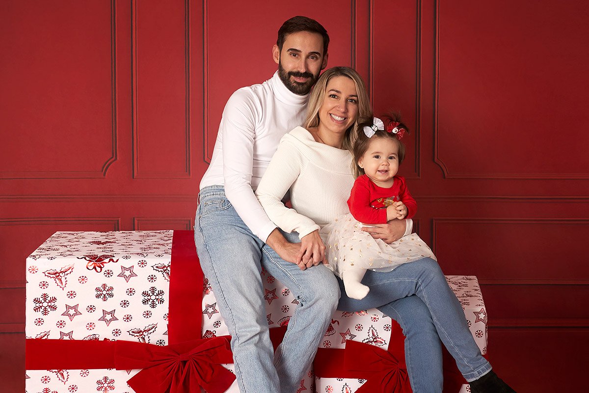 sesión de fotos de navidad para niños en madrid. Fotos de navidad en Madrid