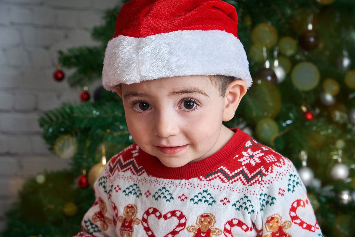 sesión de fotos de navidad para niños en madrid. Fotos de navidad en Madrid